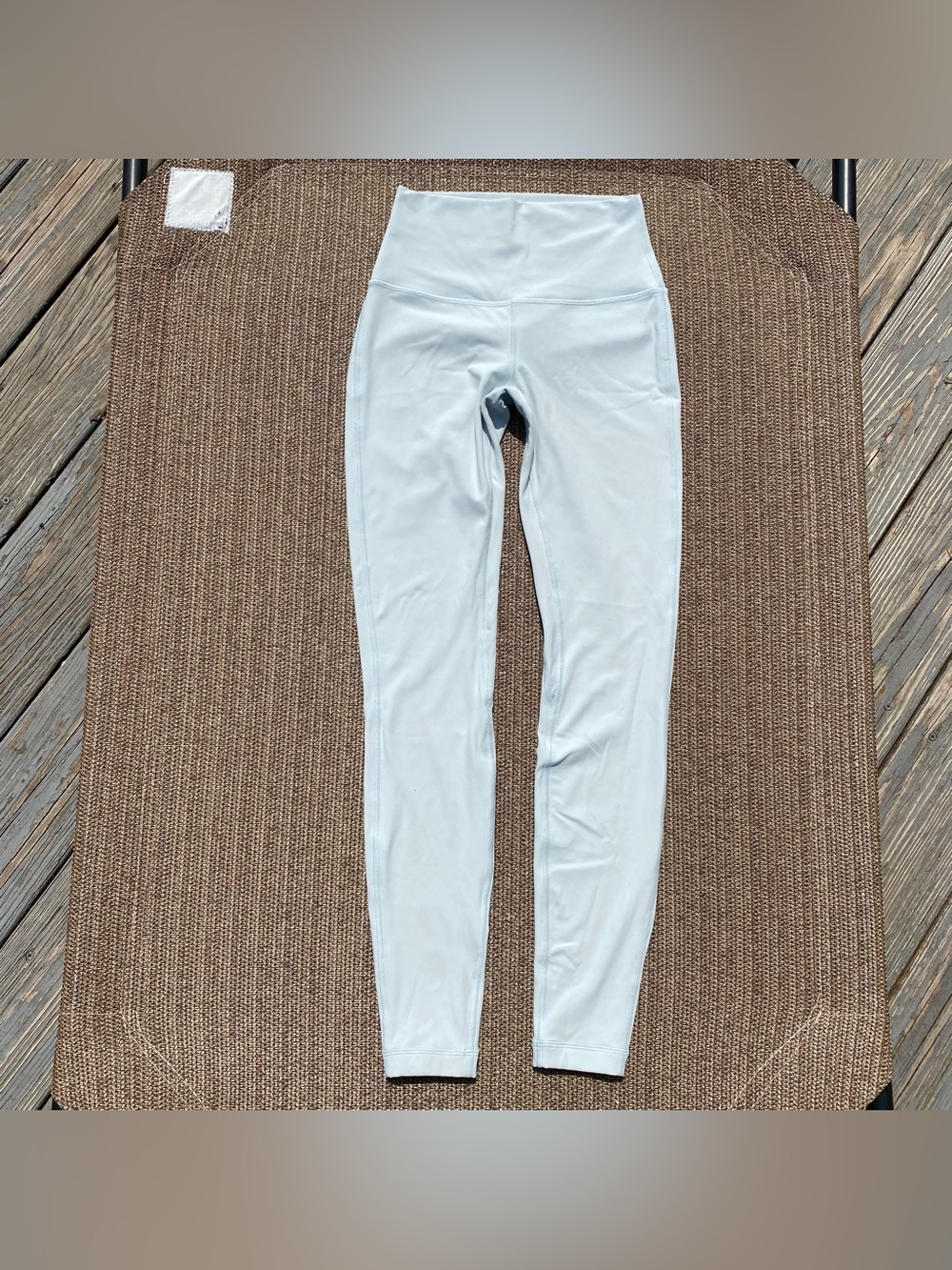 Lululemon Align High Rise Pant 28" Nulu Leggings Mint Blue Size 4